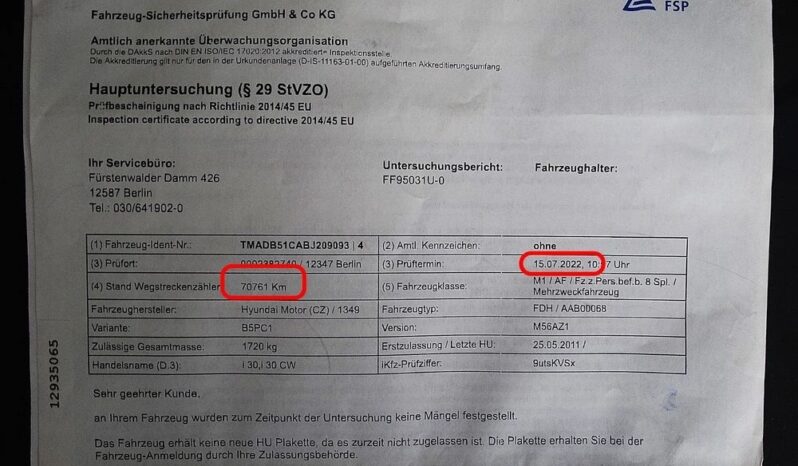 Hyundai I30 – 2011r.! 1.4 16V! 83tys.km! Oryginał! Klima! Zarejestr.! Świeżo Sprow.! full