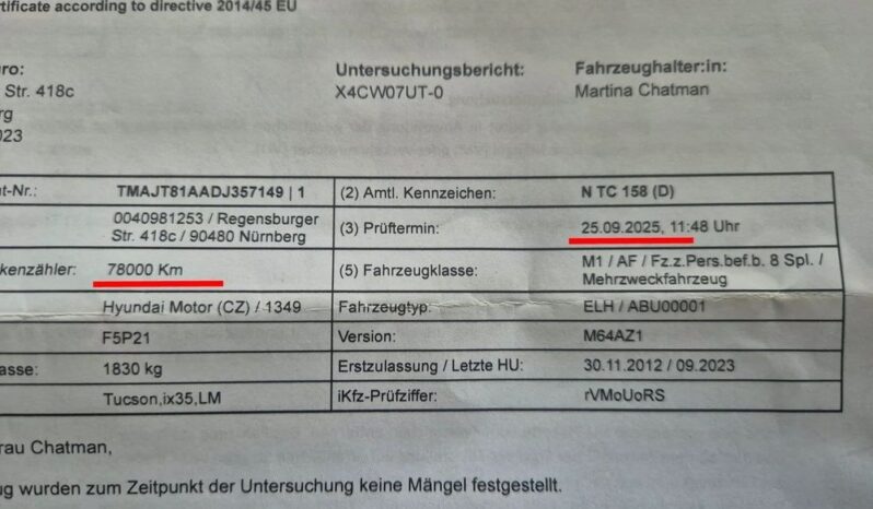 Hyundai ix35 1.6 GDI Premium 78 tys.km ! serwis ! full