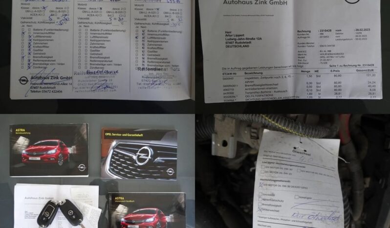 Opel Astra k – 2017r.! 1.4 Turbo! 93tys.km! Klimatronic! Kamera! Zarejestrowany! full